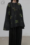 MUTEDANCE mulberry silk printed top MD24SS167 PM133